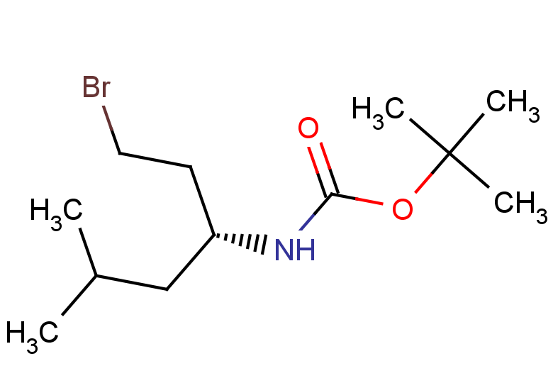 tert-butyl N-[(3R)-1-bromo-5-methylhexan-3-yl]carbamate