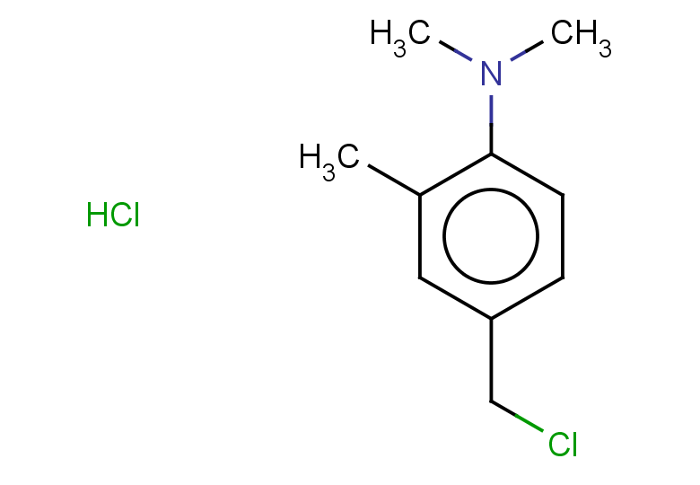 4-(chloromethyl)-N,N,2-trimethylaniline hydrochloride