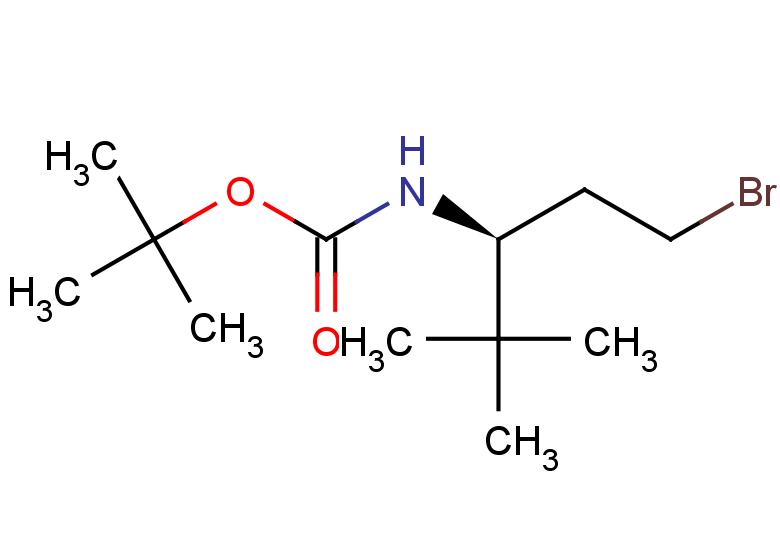 tert-butyl N-[(3S)-1-bromo-4,4-dimethylpentan-3-yl]carbamate