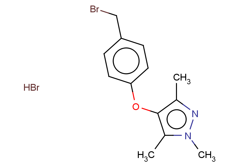 4-[4-(bromomethyl)phenoxy]-1,3,5-trimethyl-1H-pyrazole hydrobromide