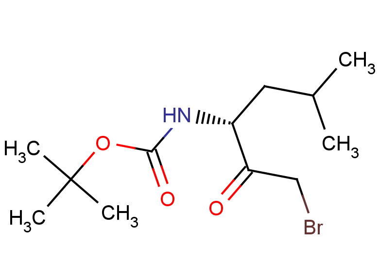 tert-butyl N-[(3R)-1-bromo-5-methyl-2-oxohexan-3-yl]carbamate