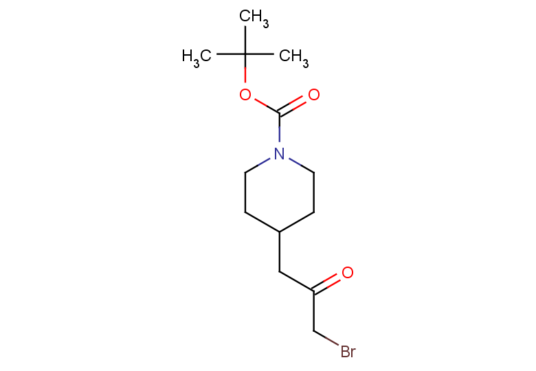 tert-butyl 4-(3-bromo-2-oxopropyl)piperidine-1-carboxylate