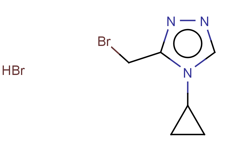 3-(bromomethyl)-4-cyclopropyl-4H-1,2,4-triazole hydrobromide