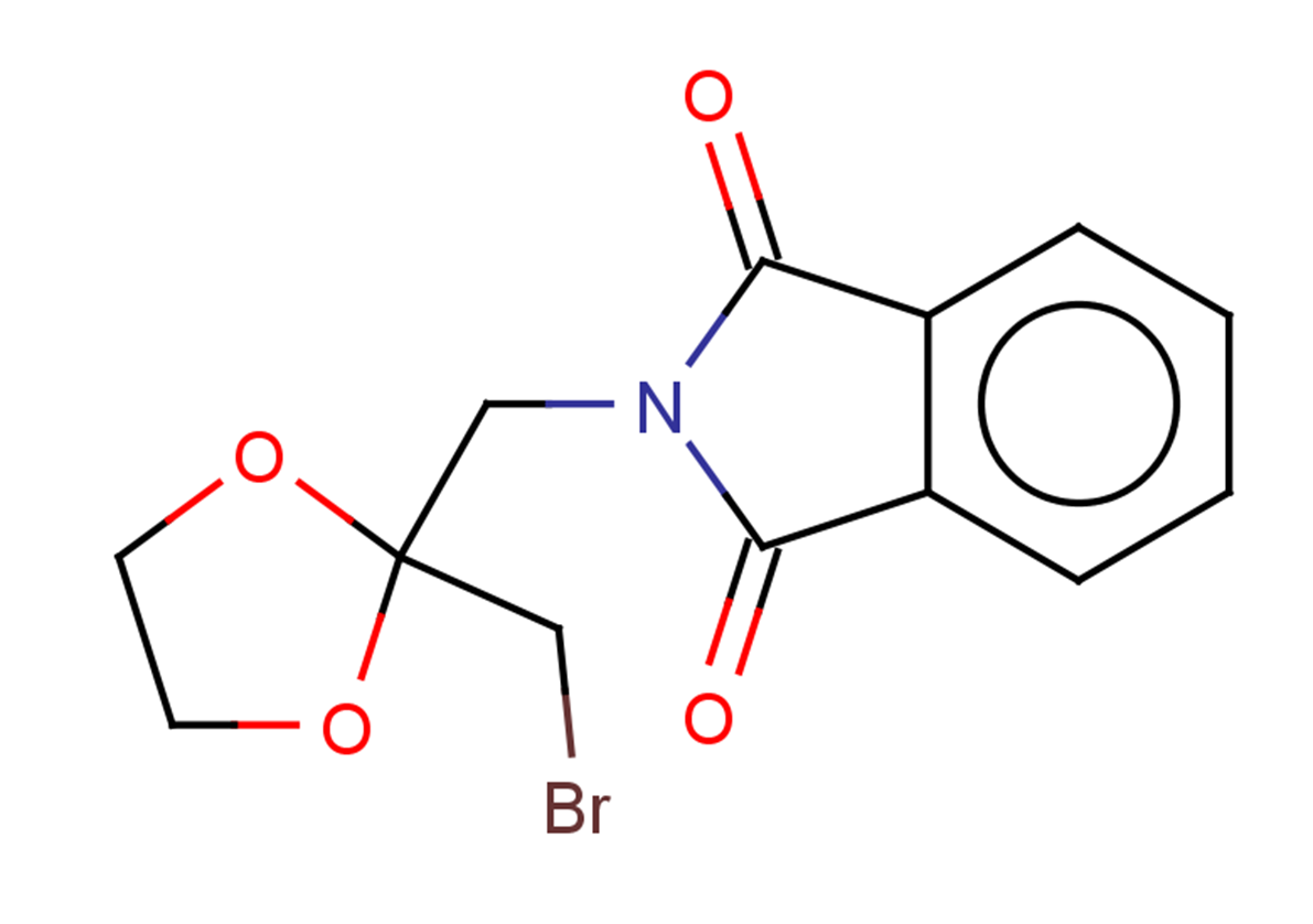2-{[2-(bromomethyl)-1,3-dioxolan-2-yl]methyl}-2,3-dihydro-1H-isoindole-1,3-dione
