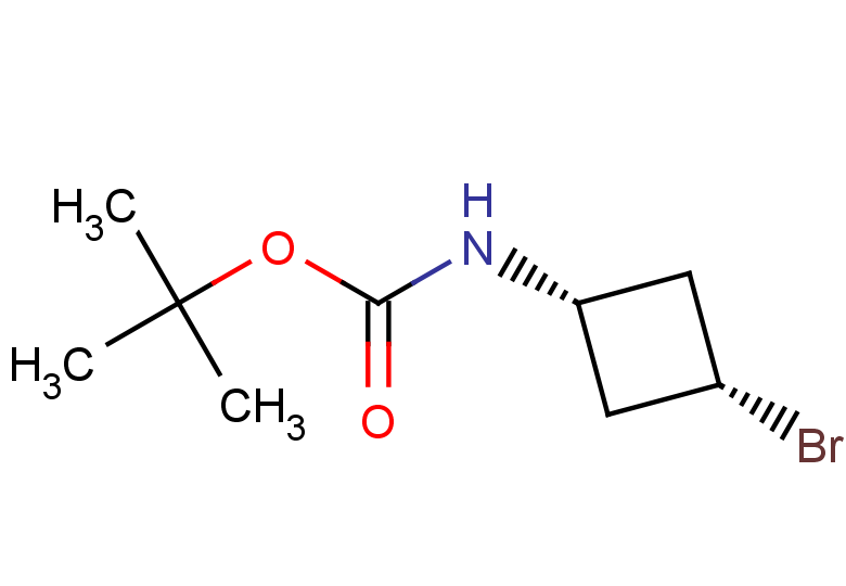 rac-tert-butyl N-[(1s,3s)-3-bromocyclobutyl]carbamate, cis