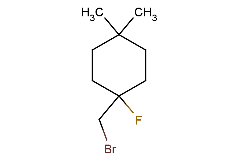 1-(bromomethyl)-1-fluoro-4,4-dimethylcyclohexane
