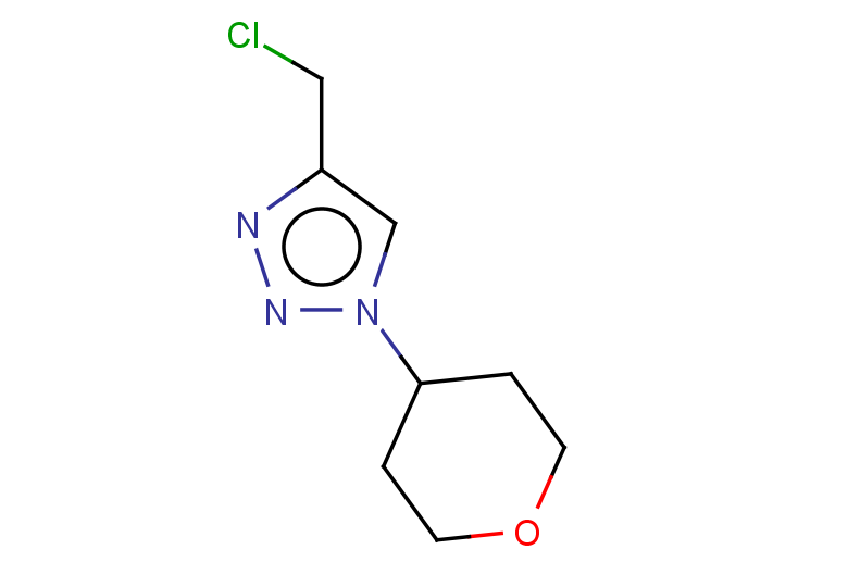 4-(chloromethyl)-1-(oxan-4-yl)-1H-1,2,3-triazole