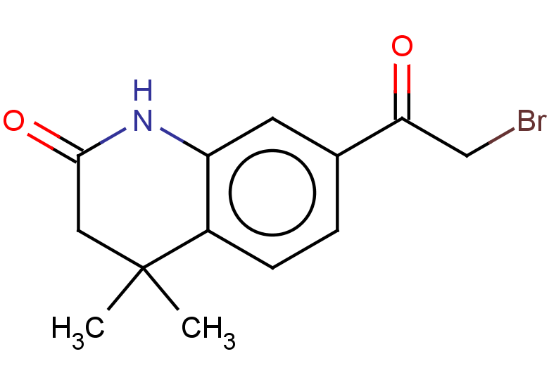 7-(2-bromoacetyl)-4,4-dimethyl-1,2,3,4-tetrahydroquinolin-2-one