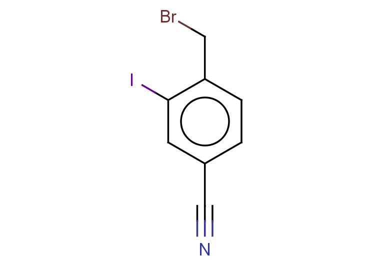 4-(bromomethyl)-3-iodobenzonitrile