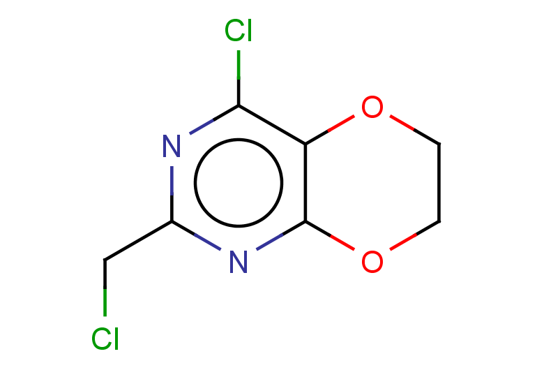 4-chloro-2-(chloromethyl)-6H,7H-[1,4]dioxino[2,3-d]pyrimidine