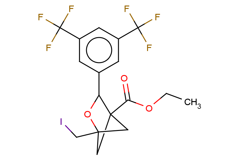 ethyl 3-[3,5-bis(trifluoromethyl)phenyl]-1-(iodomethyl)-2-oxabicyclo[2.1.1]hexane-4-carboxylate