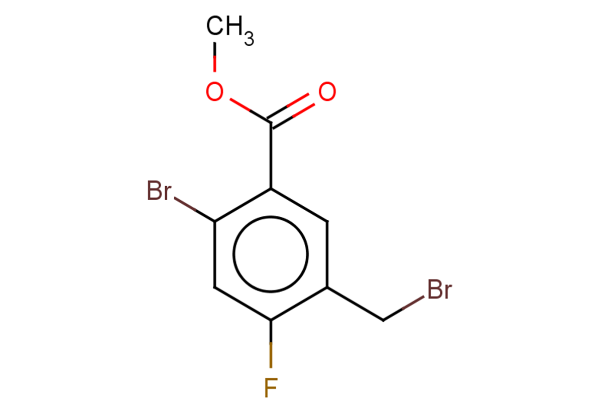 methyl 2-bromo-5-(bromomethyl)-4-fluorobenzoate