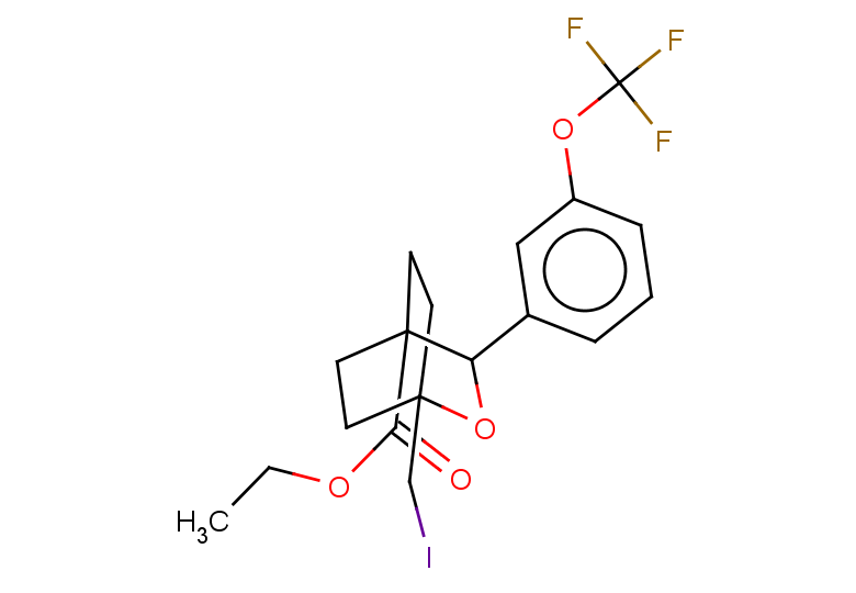 ethyl 1-(iodomethyl)-3-[3-(trifluoromethoxy)phenyl]-2-oxabicyclo[2.2.2]octane-4-carboxylate