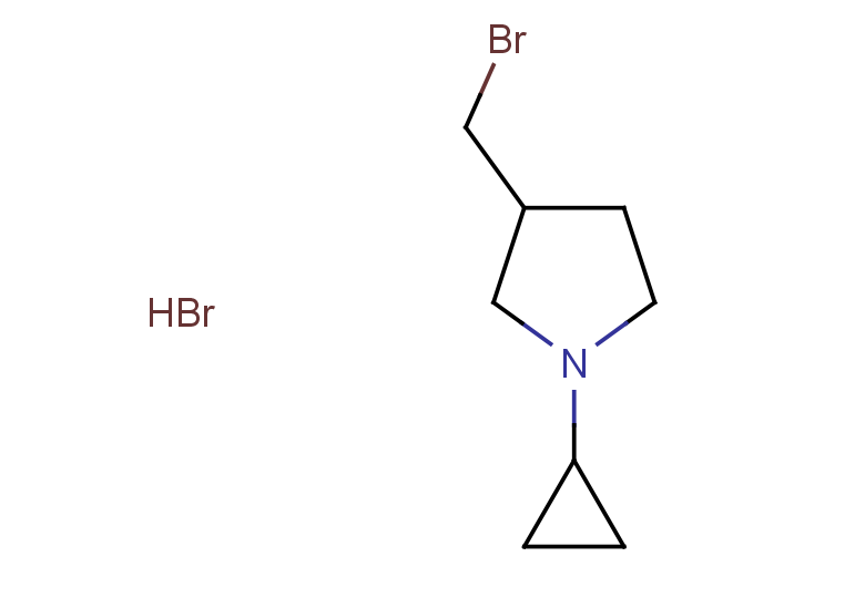 3-(bromomethyl)-1-cyclopropylpyrrolidine hydrobromide