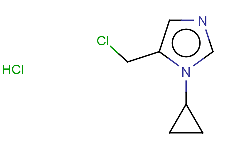 5-(chloromethyl)-1-cyclopropyl-1H-imidazole hydrochloride