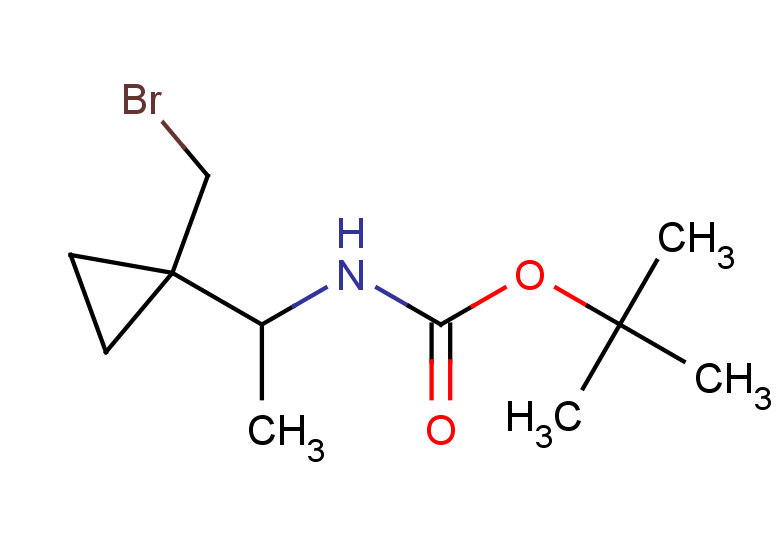 tert-butyl N-{1-[1-(bromomethyl)cyclopropyl]ethyl}carbamate
