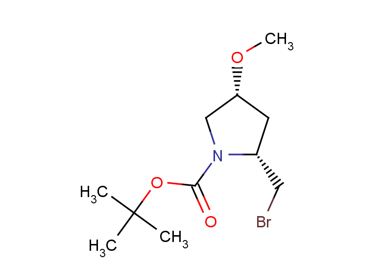 tert-butyl (2R,4R)-2-(bromomethyl)-4-methoxypyrrolidine-1-carboxylate
