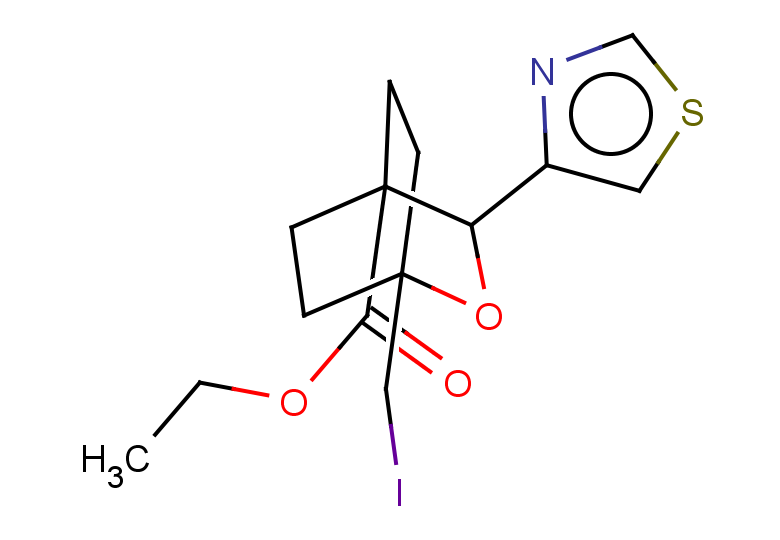 ethyl 1-(iodomethyl)-3-(1,3-thiazol-4-yl)-2-oxabicyclo[2.2.2]octane-4-carboxylate
