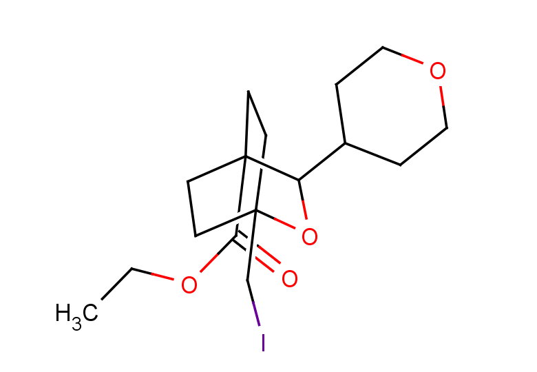 ethyl 1-(iodomethyl)-3-(oxan-4-yl)-2-oxabicyclo[2.2.2]octane-4-carboxylate