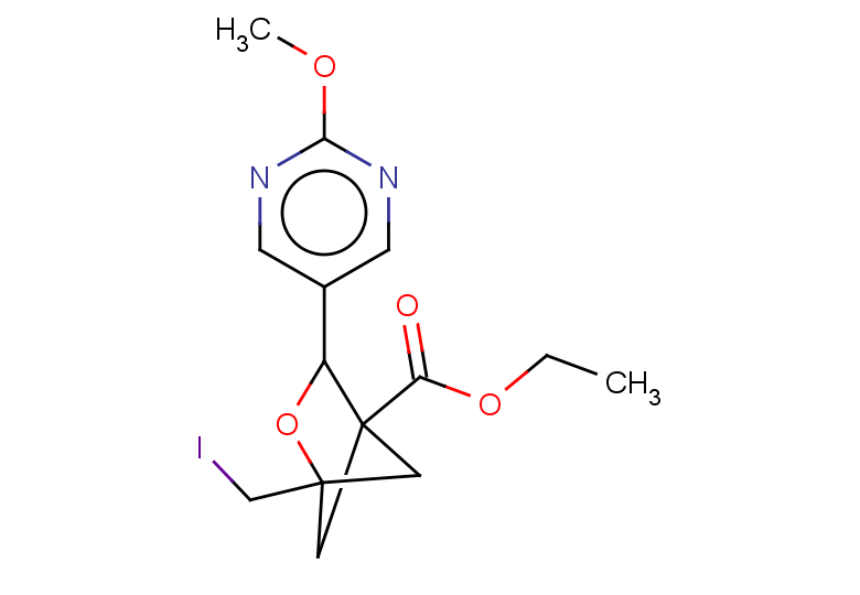 ethyl 1-(iodomethyl)-3-(2-methoxypyrimidin-5-yl)-2-oxabicyclo[2.1.1]hexane-4-carboxylate
