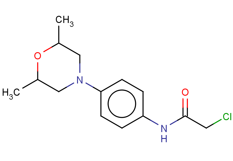 2-chloro-N-[4-(2,6-dimethylmorpholin-4-yl)phenyl]acetamide