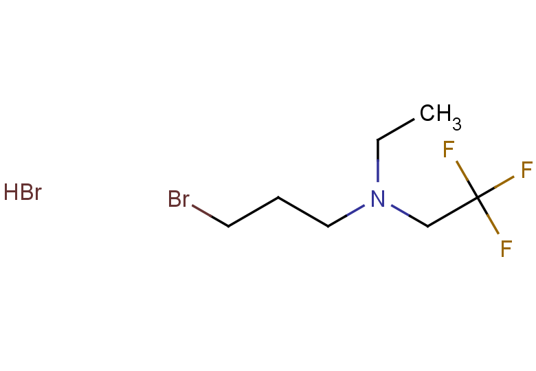 (3-bromopropyl)(ethyl)(2,2,2-trifluoroethyl)amine hydrobromide