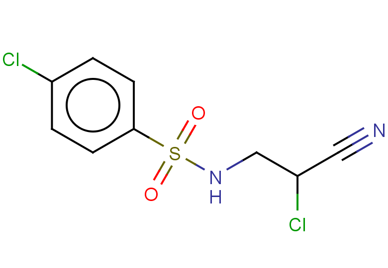 2-chloro-S-(4-chlorophenyl)-2-cyanoethane-1-sulfonamido