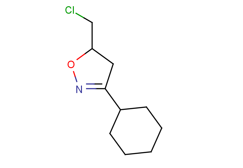 5-(chloromethyl)-3-cyclohexyl-4,5-dihydro-1,2-oxazole