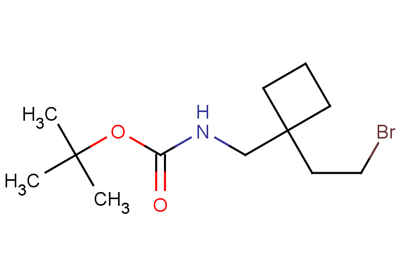 tert-butyl N-{[1-(2-bromoethyl)cyclobutyl]methyl}carbamate