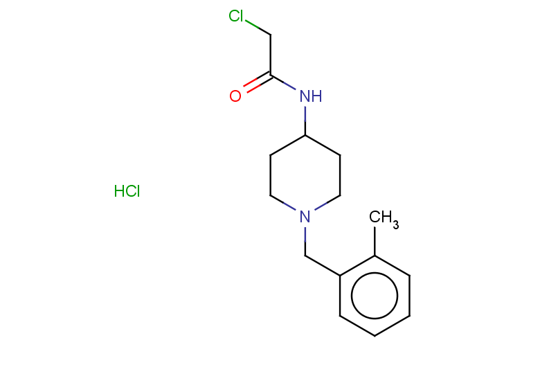 2-chloro-N-{1-[(2-methylphenyl)methyl]piperidin-4-yl}acetamide hydrochloride