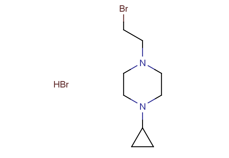 1-(2-bromoethyl)-4-cyclopropylpiperazine hydrobromide