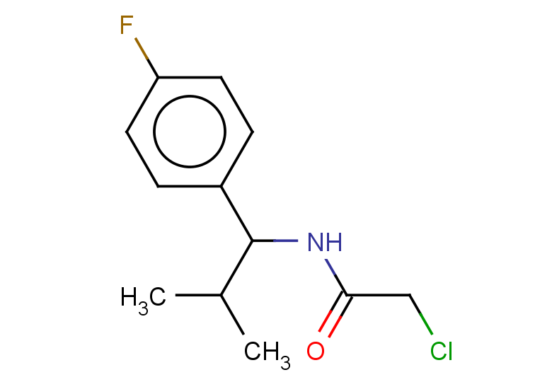 2-chloro-N-[1-(4-fluorophenyl)-2-methylpropyl]acetamide
