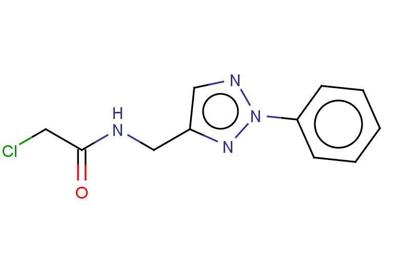 2-chloro-N-[(2-phenyl-2H-1,2,3-triazol-4-yl)methyl]acetamide