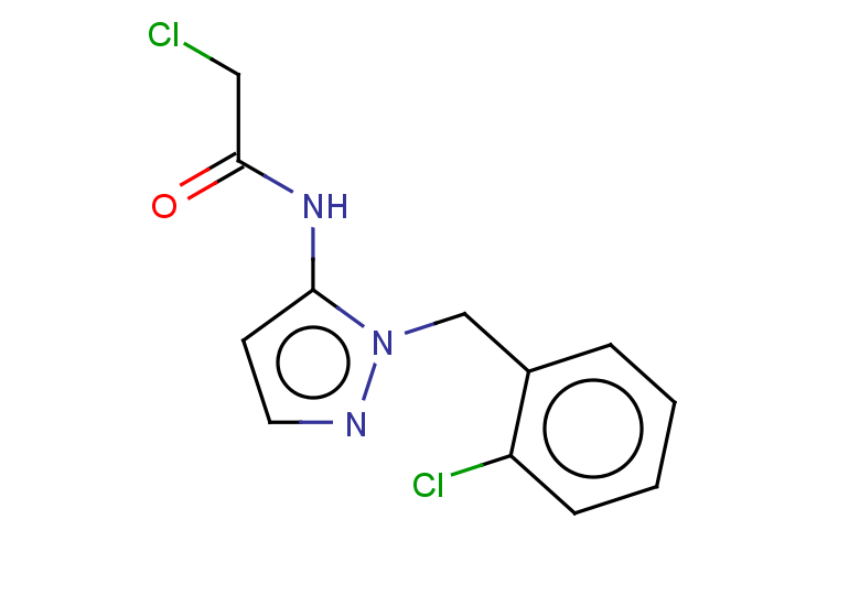 2-chloro-N-{1-[(2-chlorophenyl)methyl]-1H-pyrazol-5-yl}acetamide