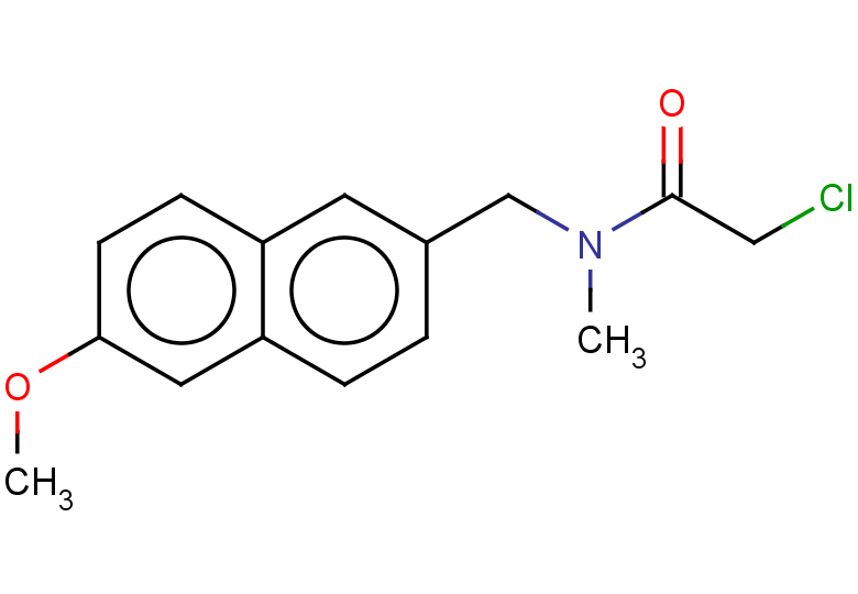 2-chloro-N-[(6-methoxynaphthalen-2-yl)methyl]-N-methylacetamide