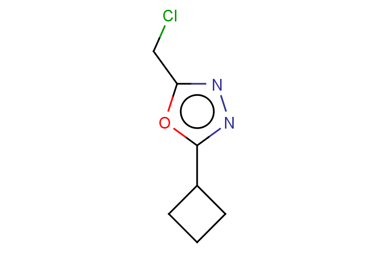 2-(chloromethyl)-5-cyclobutyl-1,3,4-oxadiazole