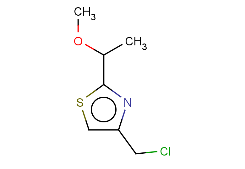4-(chloromethyl)-2-(1-methoxyethyl)-1,3-thiazole