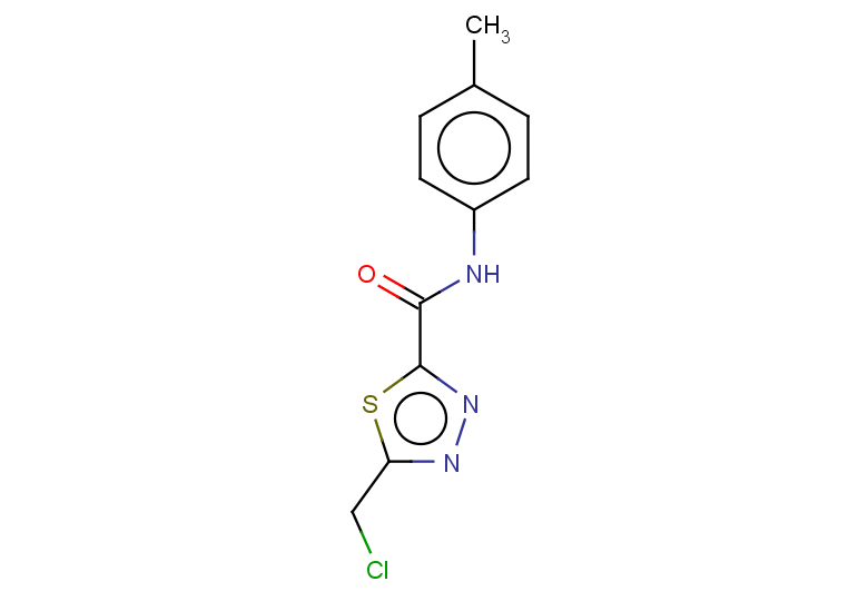 5-(chloromethyl)-N-(4-methylphenyl)-1,3,4-thiadiazole-2-carboxamide