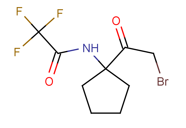 N-[1-(2-bromoacetyl)cyclopentyl]-2,2,2-trifluoroacetamide