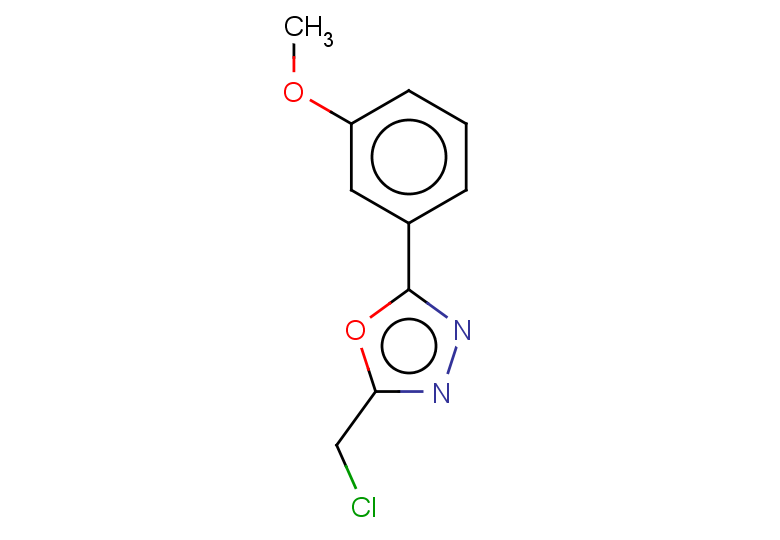 2-(chloromethyl)-5-(3-methoxyphenyl)-1,3,4-oxadiazole
