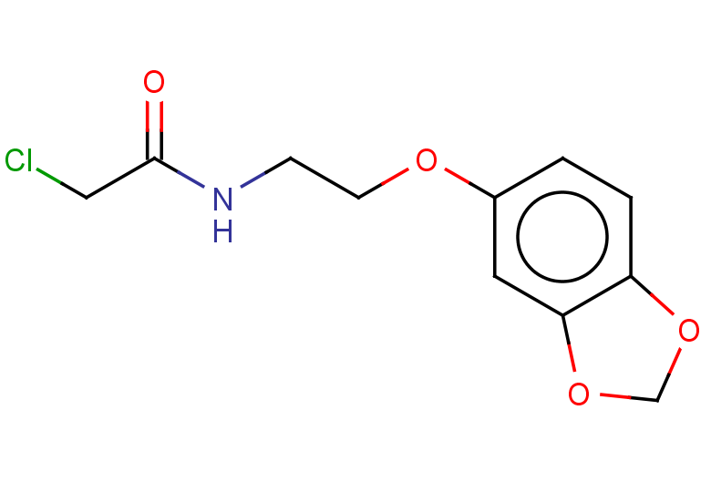 N-[2-(1,3-dioxaindan-5-yloxy)ethyl]-2-chloroacetamide