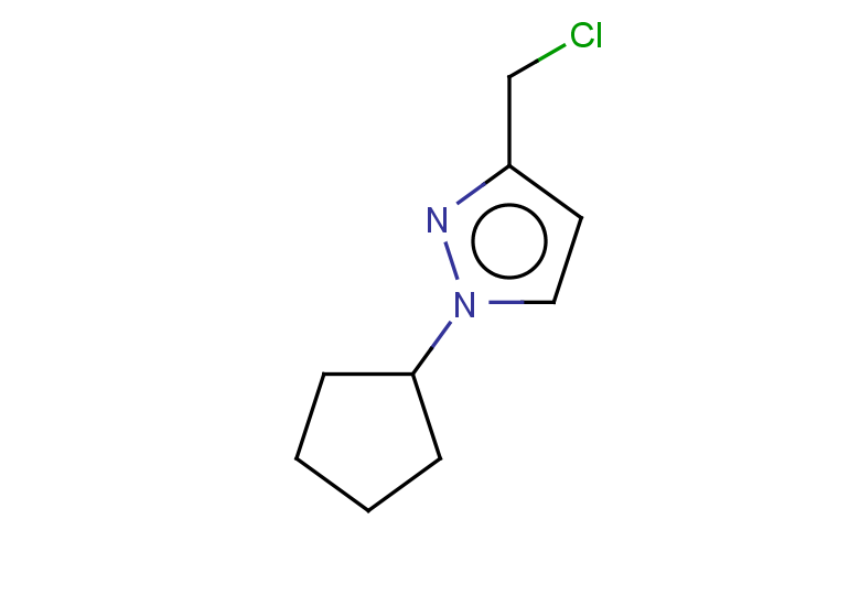 3-(chloromethyl)-1-cyclopentyl-1H-pyrazole