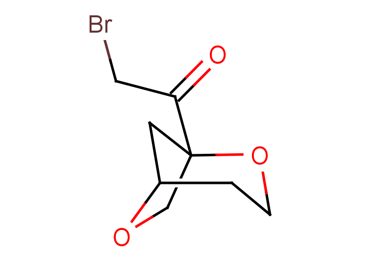 2-bromo-1-{2,6-dioxabicyclo[3.2.1]octan-1-yl}ethan-1-one