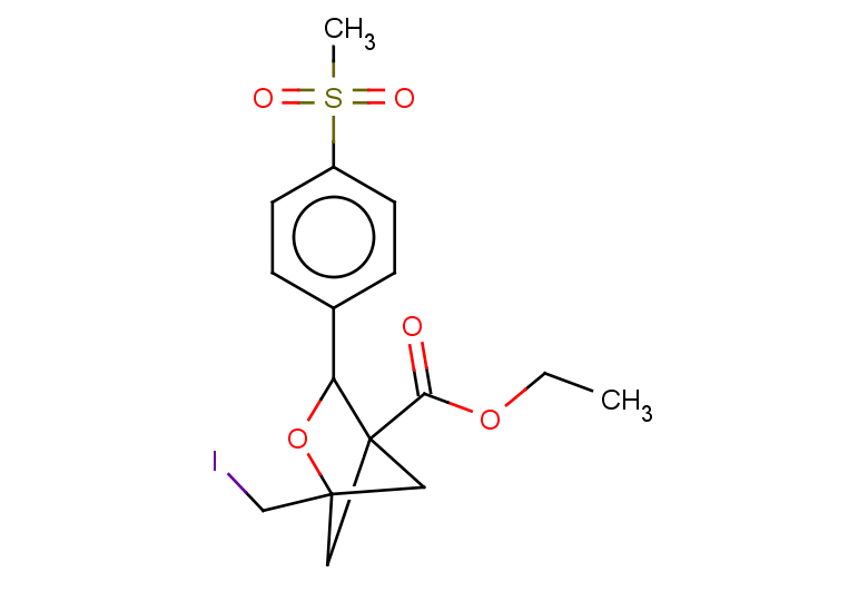 ethyl 1-(iodomethyl)-3-(4-methanesulfonylphenyl)-2-oxabicyclo[2.1.1]hexane-4-carboxylate