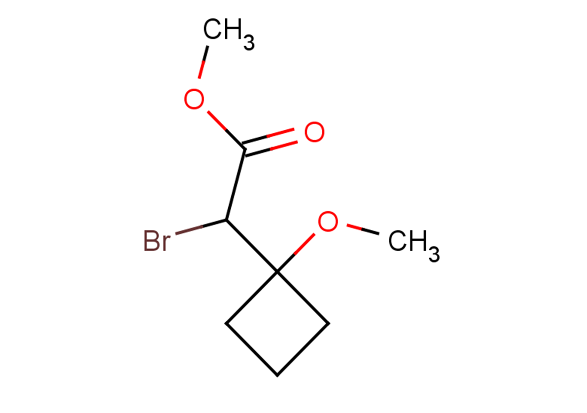 methyl 2-bromo-2-(1-methoxycyclobutyl)acetate