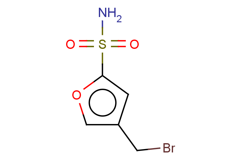 4-(bromomethyl)furan-2-sulfonamide