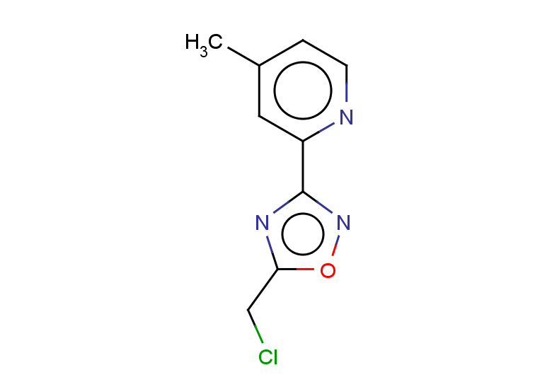 2-[5-(chloromethyl)-1,2,4-oxadiazol-3-yl]-4-methylpyridine