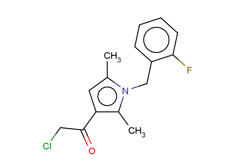 2-chloro-1-{1-[(2-fluorophenyl)methyl]-2,5-dimethyl-1H-pyrrol-3-yl}ethan-1-one