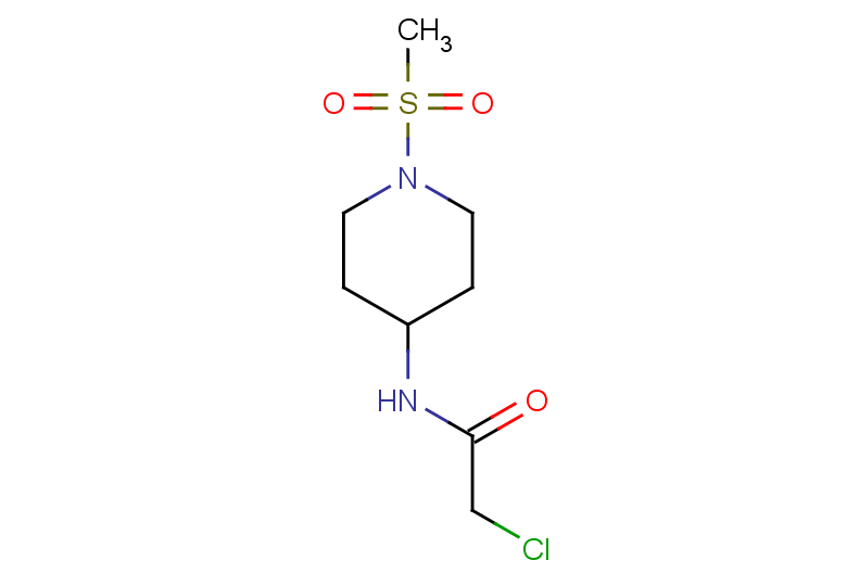 2-chloro-N-(1-methanesulfonylpiperidin-4-yl)acetamide