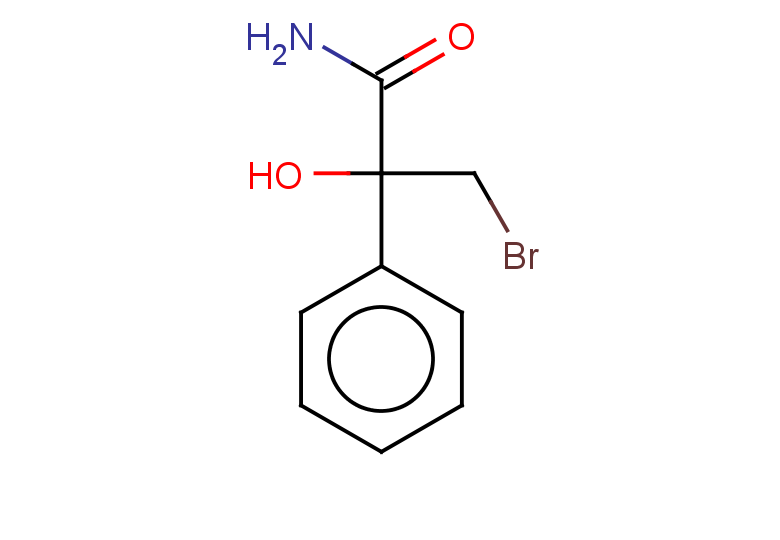 3-bromo-2-hydroxy-2-phenylpropanamide